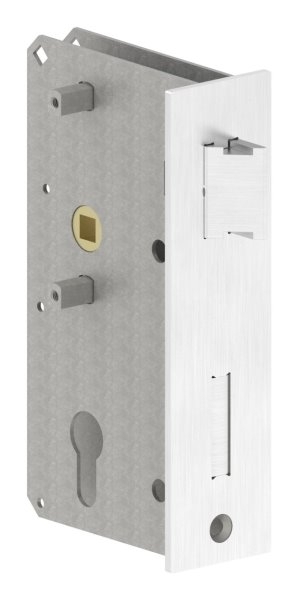 Einsteckschloss Stahl verzinkt Edelstahl Dornmass 44 mm ohne Schlosskasten-88-1159104.S