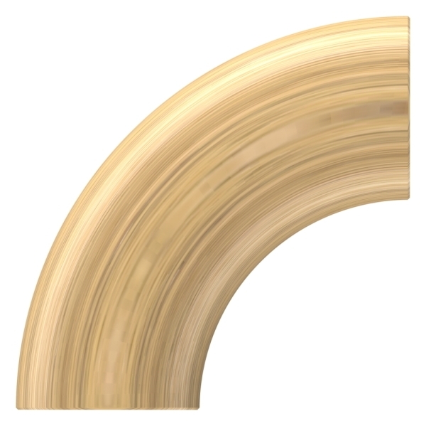 Holzhandlauf Bogen Eiche Ø 42-4 mm geschliffen lackiert-88-11H-EI42.90