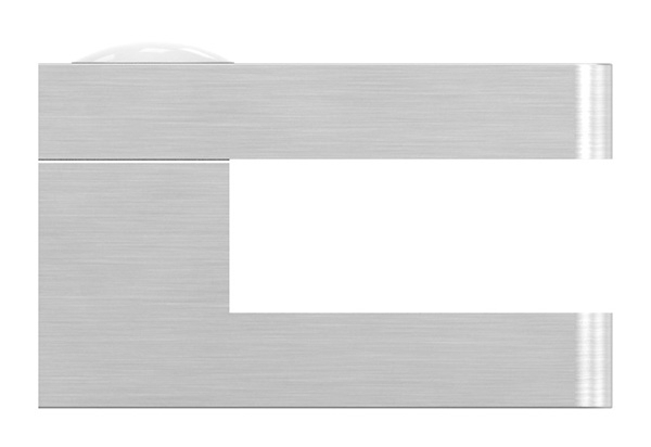 Glasklemme 30x30x18 mmØ 42-4 mm- fuer 8-00 mm ESG Glas-10-MODELL22-4.7