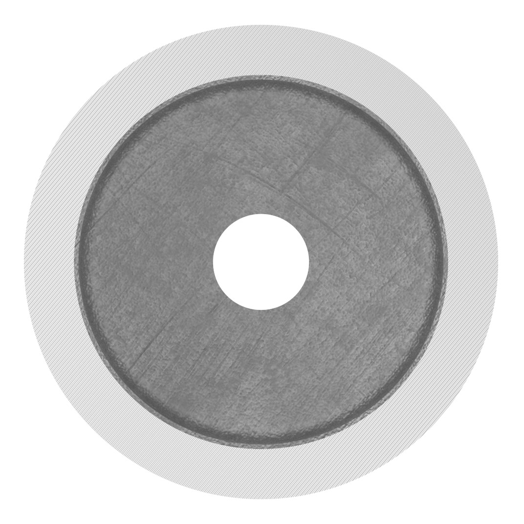 Glaspunkthalter-Unterteil Ø 52 mm- V2A- Hoehe- 40 mm-10-5100.4UT40