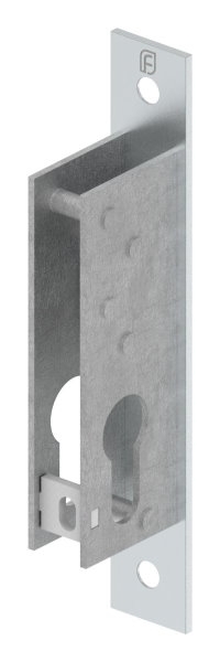 Rohrrahmen-Riegelschloss Zinkdruckguss Dornmass 22mm fuer Profilzylinder-88-1140110.22