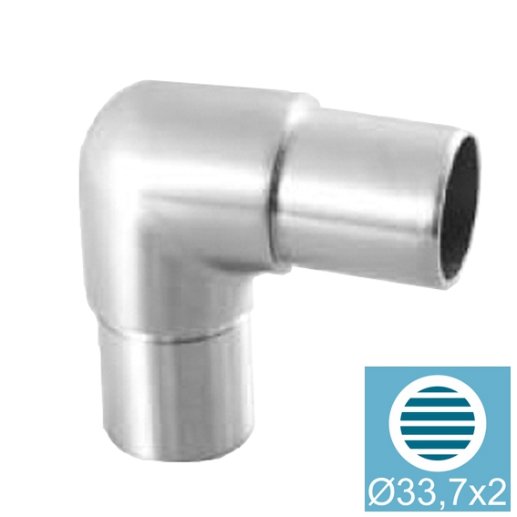 Rundbogen 90° 33-7x2-0 mm V2A-89-11A0303233-A.4