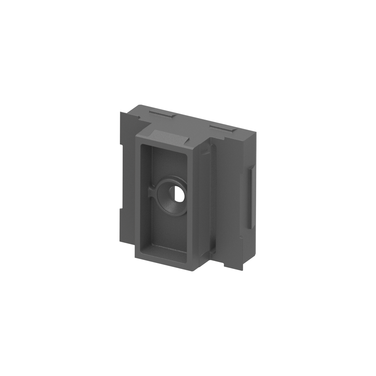 Click-Lock Verbindung Kunststoff 45 x 25 mm Anthrazit RAL 7016 50 Stk-89-11A1945X25R7016-A.4