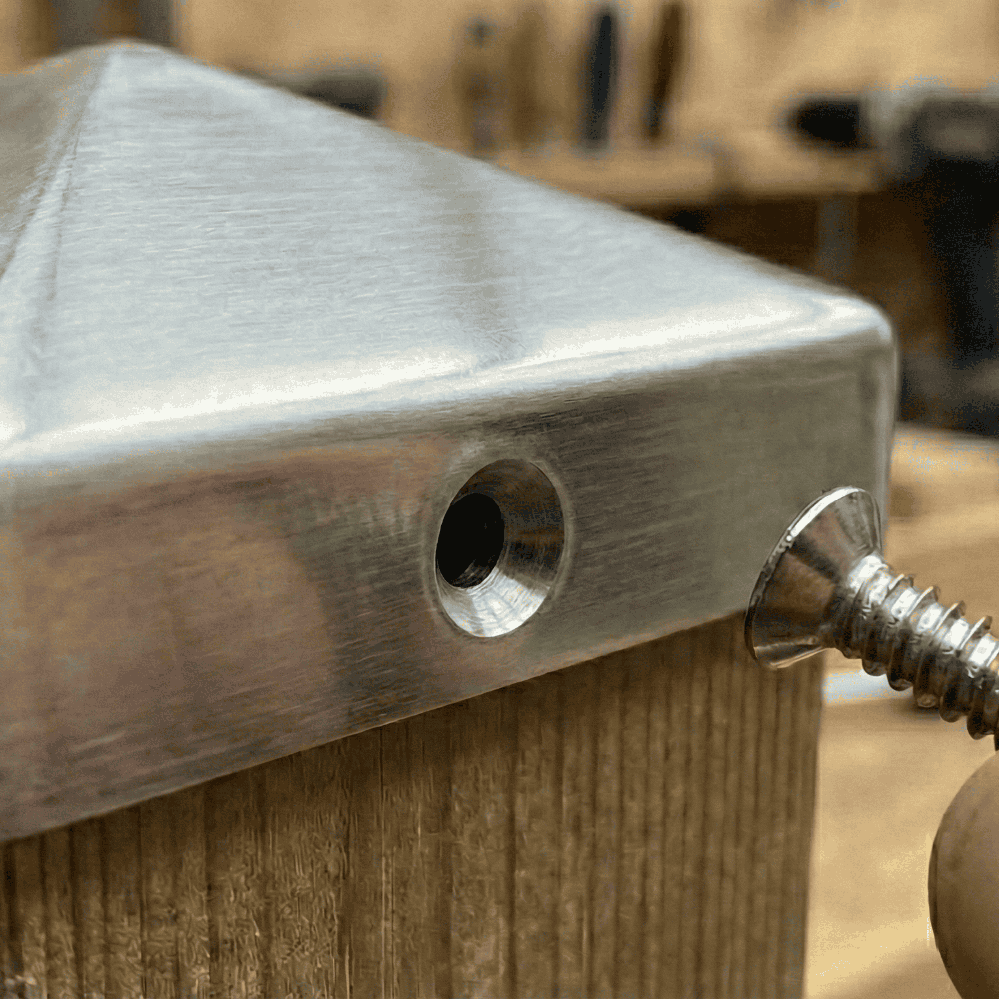 Pfostenkappe 70x70 mm Edelstahl V2A glaenzend poliert – 10er Set inkl. Schrauben-60220-70-012