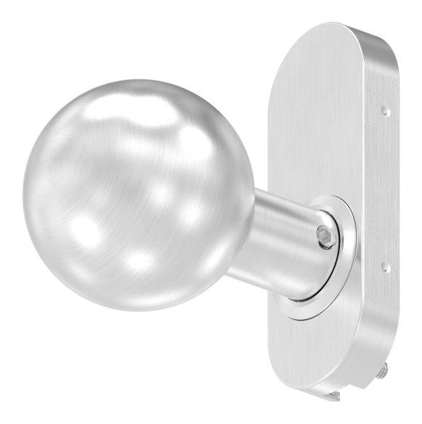 Tuerdruecker gerade mit Kugel Ø 50 mm drehbar V2A-11-3516.4