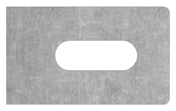 Anschweisslasche Stahl S235JR 50 x 30 x 6 mm mit Langloch 25x9 mm-88-1154122.ST