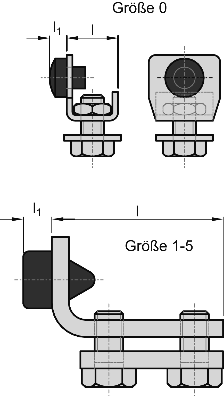 Rohrpuffer Schiebetor MEA Gr- 1 verzinkt 10336110-60-0077.7
