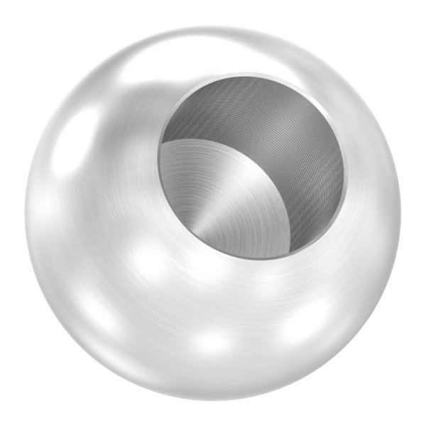 Kugel - Ø 25 mm - mit Sackloch- 12-6 mm - V2A-11-4024.4