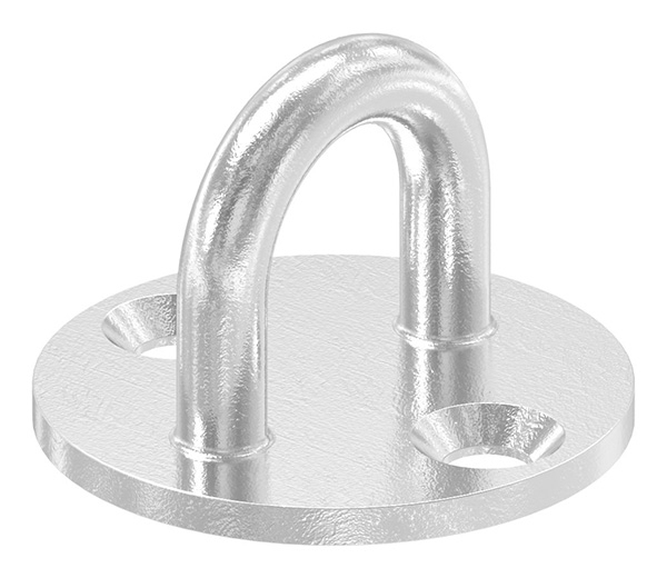 Befestigungsoese - Ø Oese- 5 mm - Platte- Ø 33 mm - V4A-11-2938.1