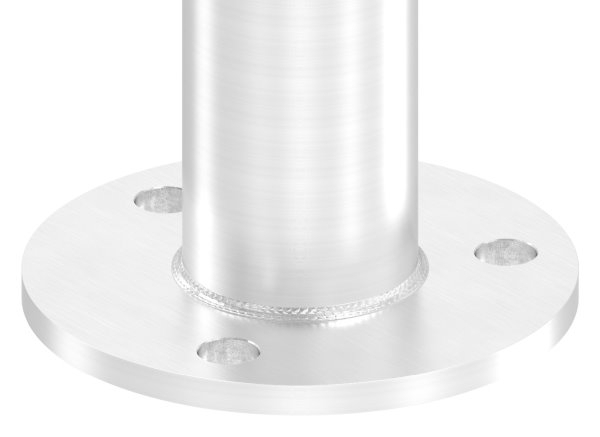 Gelaenderpfosten - fuer 4 Glasklemmen M8 - 180° versetzt - Laenge- 880 mm - V2A-14-0011.4