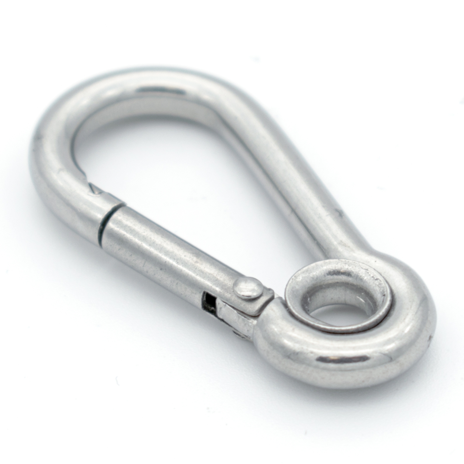 Karabinerhaken mit Kausche 5 x 50 mm V4A- VPE 20 Stueck-66-64-411-8250405.50
