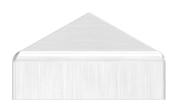 Pfostenkappe Edelstahl fuer Vierkantrohr- 30x30 mm geschliffen V2A-11-2570.4