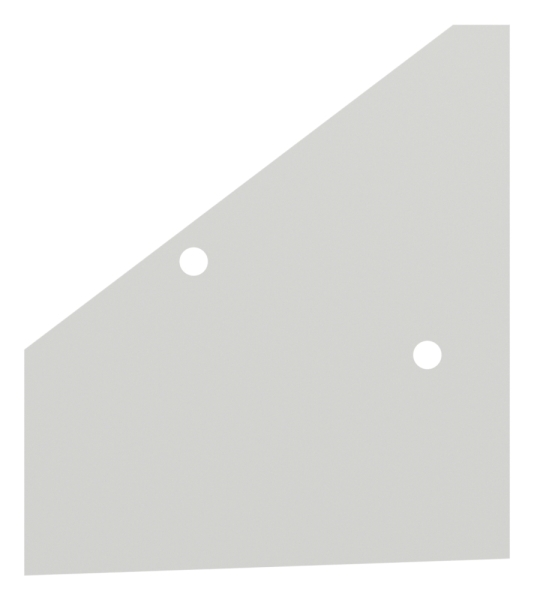 Endkappe Aluminium fuer eleganza canopy links eloxiert E4-EV1-88-11VDE-EK-LI.ALU