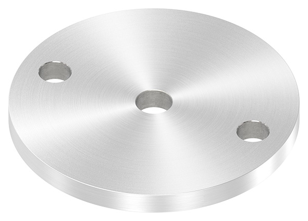 Ankerplatte Ø 100 x 8 mm mit Zentrierbohrung- Ø 12-5 mm V2A-11-2225R.4