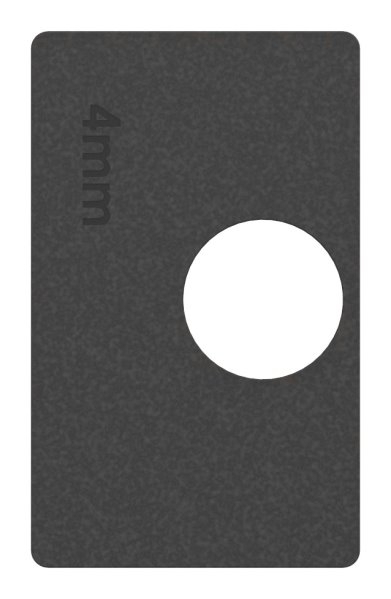 Gummieinlage fuer Glasklemme Gummi fuer Glas 4-0 mm 1 Paar-88-114504.GU