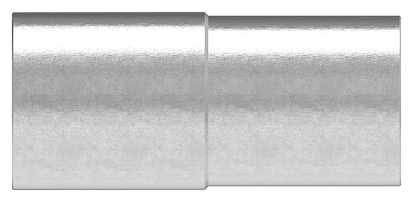 Steckverbinder V2A Ø 33-7 mm fuer 2-5 auf 2-0 mm Wand gerade L 65 mm-11-3351.4
