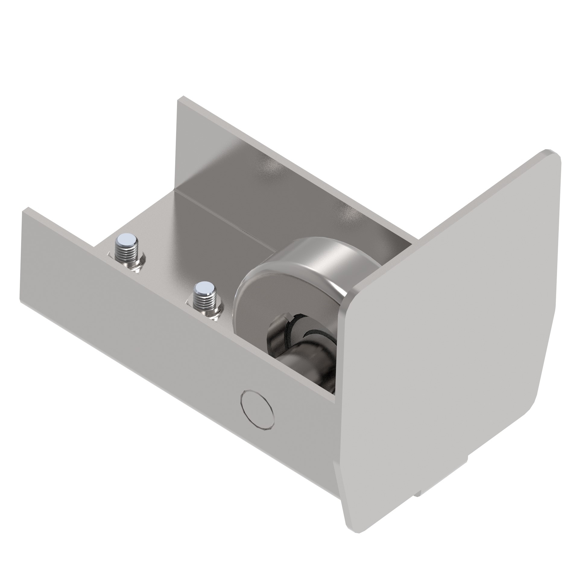 Fuehrungsrolle Stahl verzinkt fuer Profil 136 x 142 mm L=198 mm-89-11H14N136X142-A.4