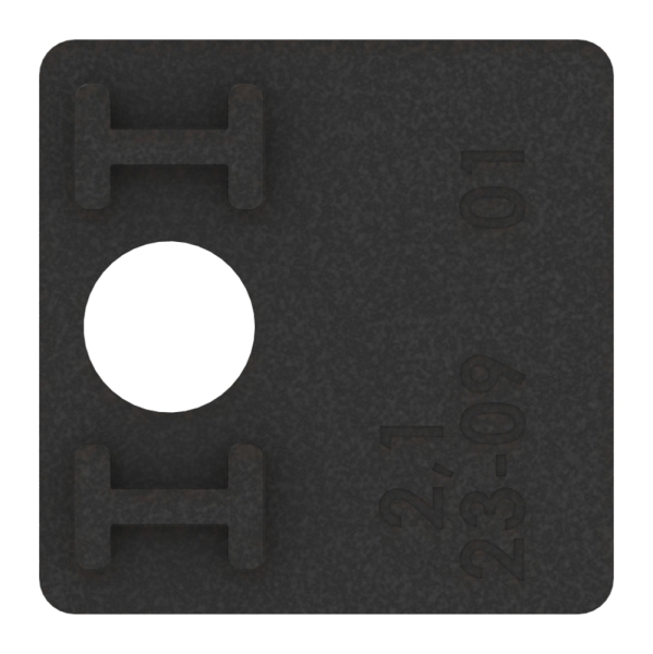 Gummieinlage Gummi fuer Glas 13-52 mm fuer Glasklemme Modell 36-88-113614.GU