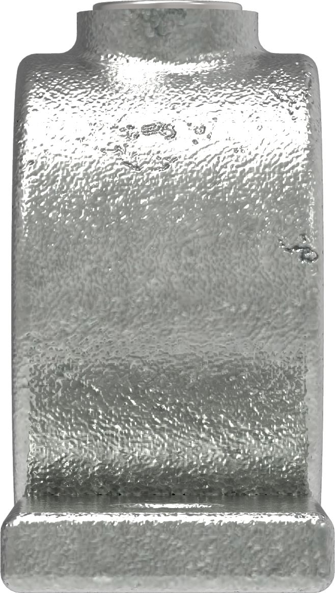 Rohrverbinder - Befestigungsring mit Flansch 2 Bohrungen - 198A27 - 26-9 mm - 3-4- - Feuerverzinkt u. Elektrogalvanisiert-198A27