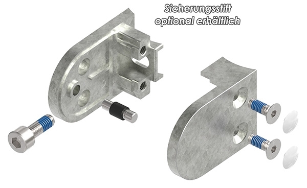 Glasklemme 63x45x28 mm AbZ fuer Anschluss Ø 60-3 mm Zink-10-2260ABZ.3