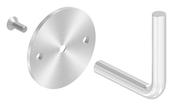 Handlaufhalter mit Ronde 70 x 4 mm zum Anschweissen V4A-11-2010.1