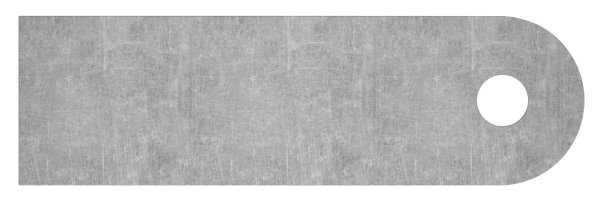 Anschweisslasche Stahl 100 x 30 x 6 mm mit Rundloch Ø 9 mm-88-1154112-ST.RL