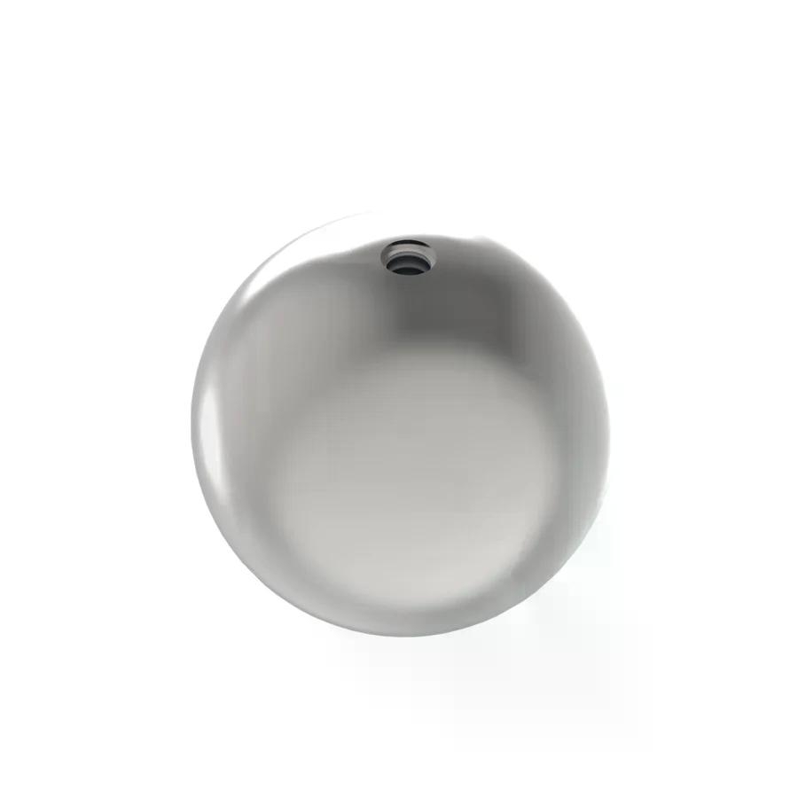 Hohlkugel Edelstahl V2A Ø 80 mm mit M10 Gewinde geschliffen-11-4064-A.4