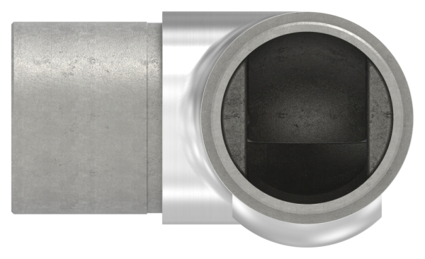 Gelenkstueck V2A fuer Rohr Ø 42-4 x 2-0 mm rechts steckbar geschliffen K240-88-1156258-320.R