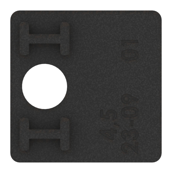 Gummieinlage fuer Glas 8-76 mm fuer Glasklemme Modell 36-88-113609.GU