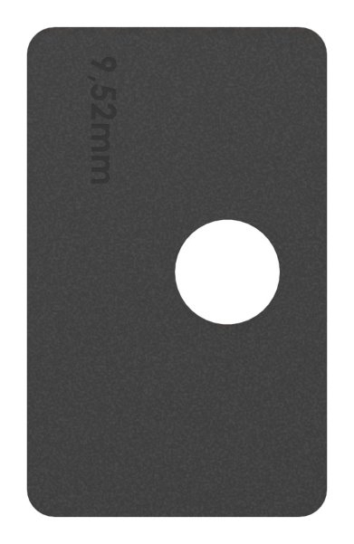 1 Paar Gummis zu Glasklemme 55x65x37-5 mm AbZ fuer 9-52 mm Glas VSG-10-3211ABZ.0