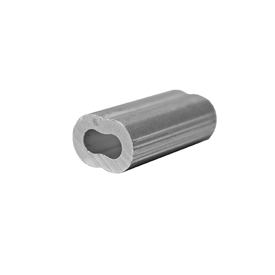 Seilklemme Aluminium L 14 mm fuer 3 mm Kabel Rohzustand-89-11AL7405003-A.4