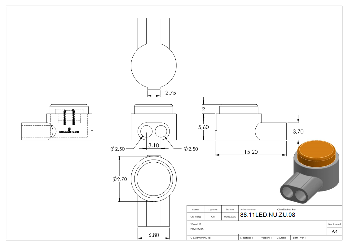 Aderverbinder Kunststoff 0-13-0-65 mm² fettgefuellt-88-11LED-NU-ZU.08