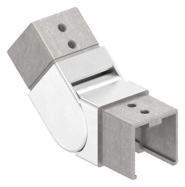 Flexibler Verbinder Edelstahl V4A fuer Quadratnutrohr 40x40 mm 25-55°-88-1160340.V4A