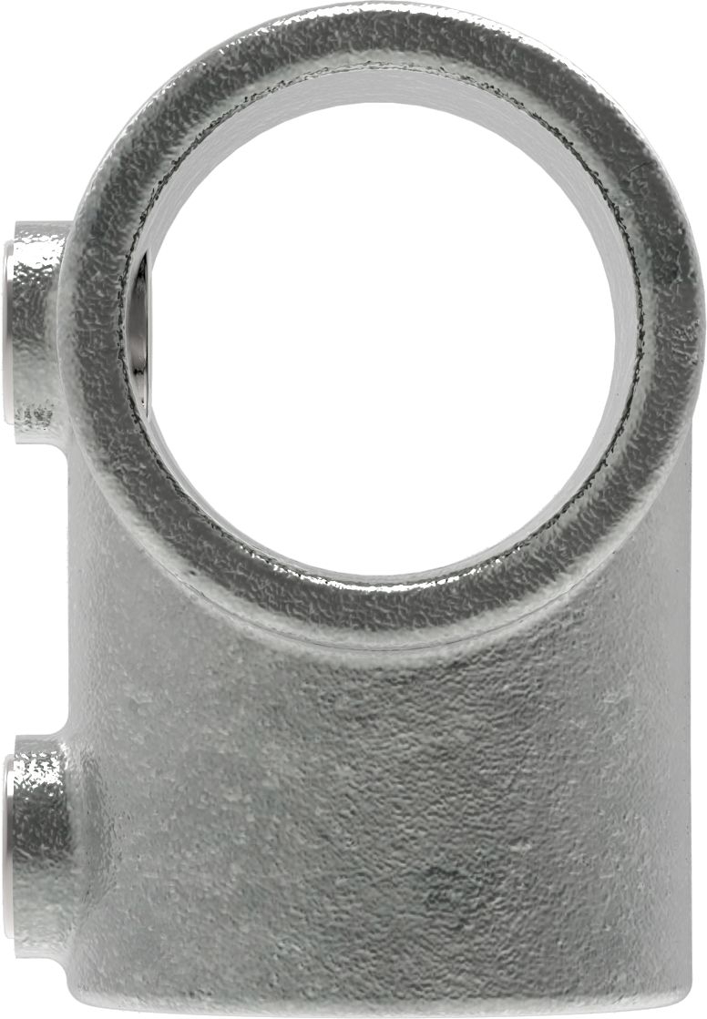 Rohrverbinder T-Stueck kurz verstellbar 0-11° Ø 33-7 mm -1- - Temperguss verzinkt - 153B34-153B34