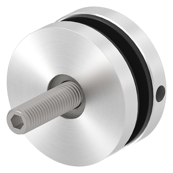 Glaspunkthalter Ø 52 mm- V4A- Anschluss- Flach-10-5100.1