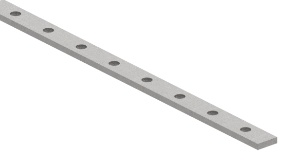 Lochleiste S235JR; 30x8mm; Lochabstand 60mm; 2m-88-111458.8