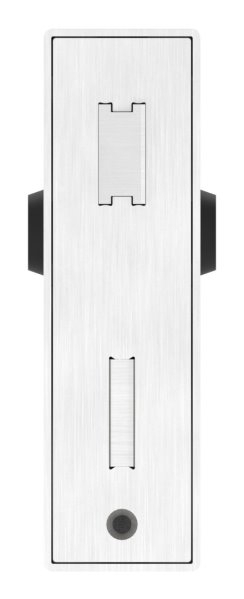 Schlosskasten Edelstahl 50 x 94-5 x 173 mm geschliffen Korn 240 mit verzinktem Schloss-88-1159104.240