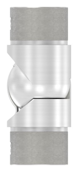 Gelenkstueck hohl fuer Kabeldurchfuehrung- Passend fuer Rohr 42-4 x 2-0mm-88-1156255-320.V4A