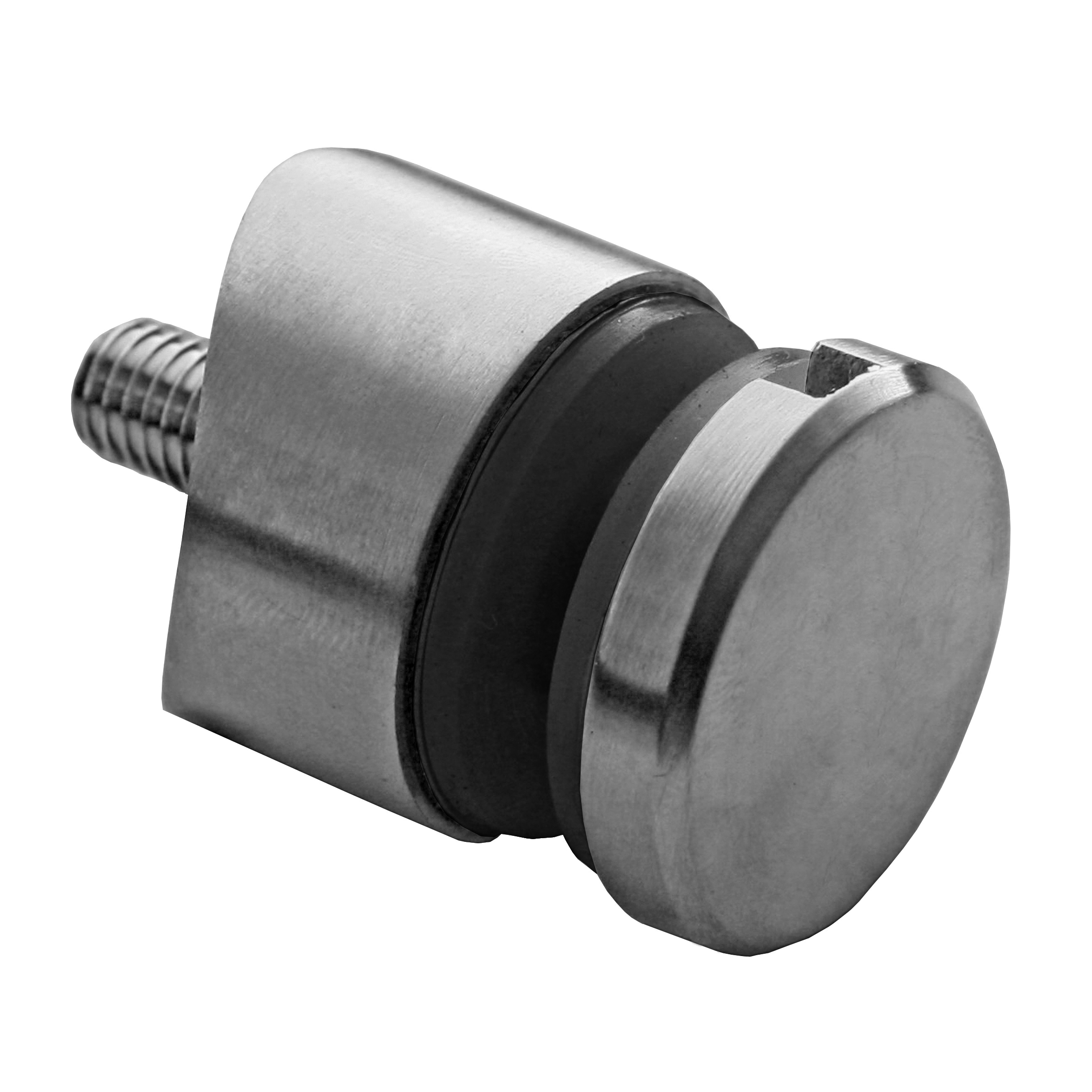 Glaspunkthalter Ø 30 mm- V2A- Anschluss- Rohr Ø 33-7 mm-10-5033-A.4