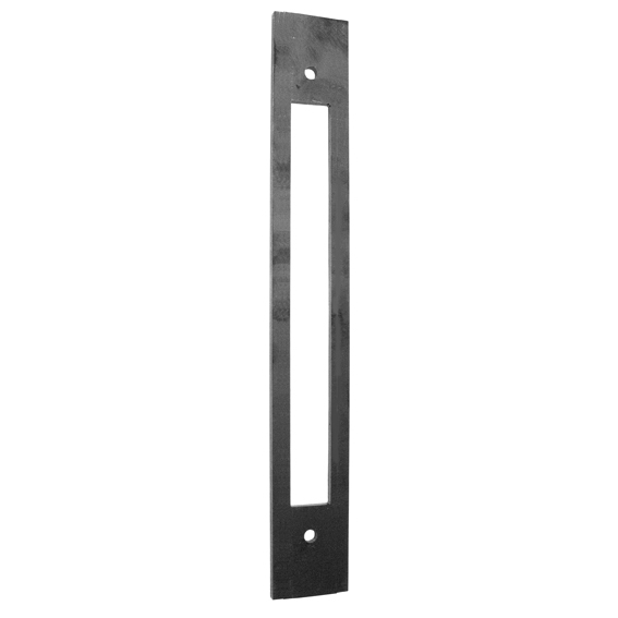 Schlosskastenmanschette Stahl 265 mm hoch 32 mm breit Rohzustand-89-11B13432A-A.4