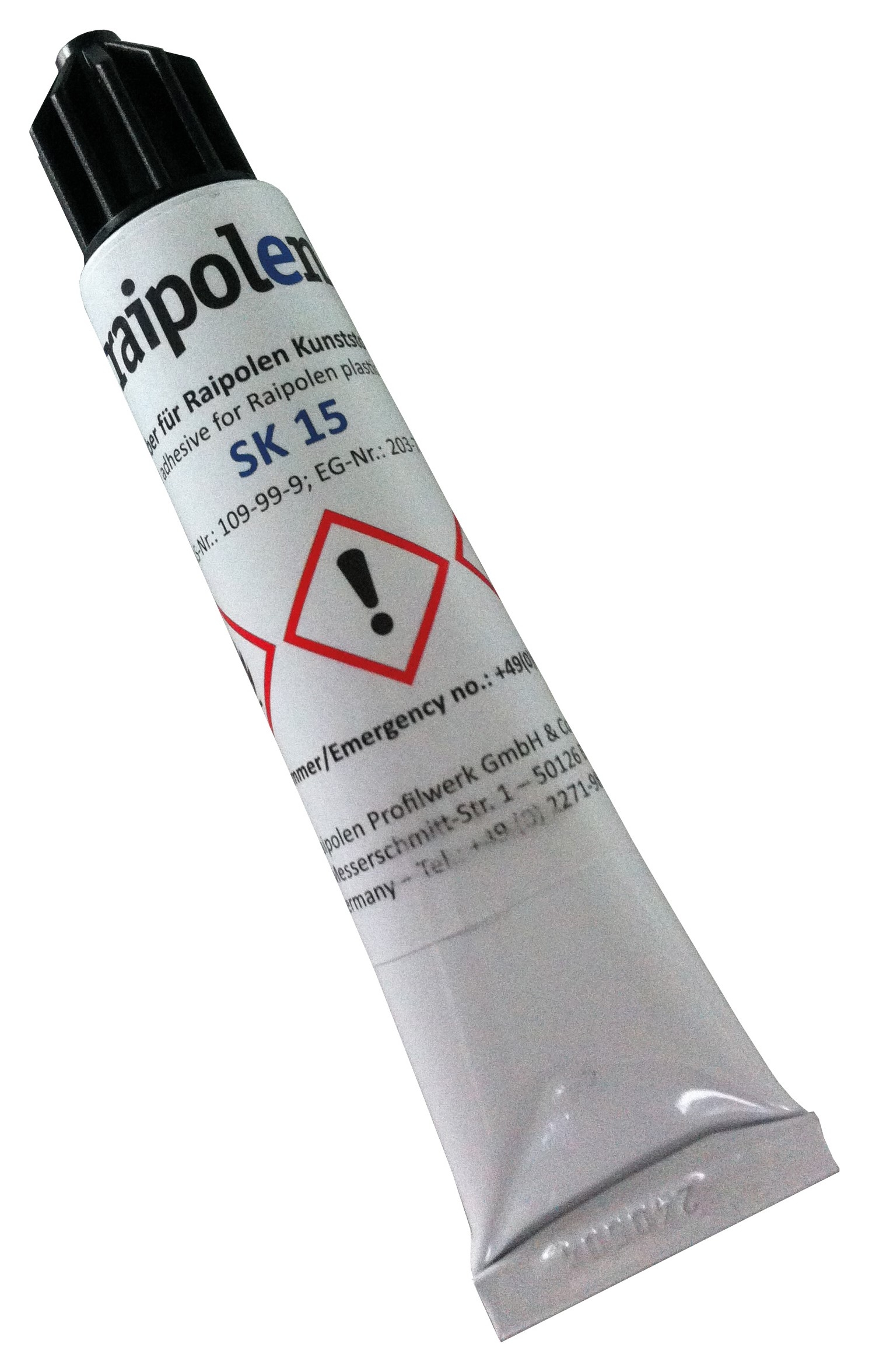 Schweisskleber 15 ml fuer Raipolen Flachhandlaeufe und Endkappen-88-11RP.03