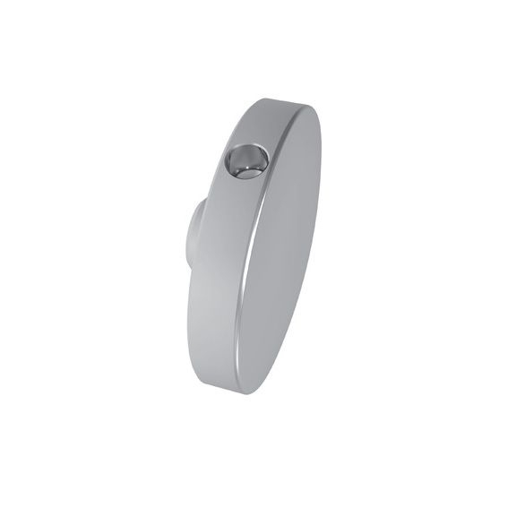 Glaspunkthalter Oberteil Edelstahl AISI 304 M10 geschliffen-89-11A0747FRONT-A.4