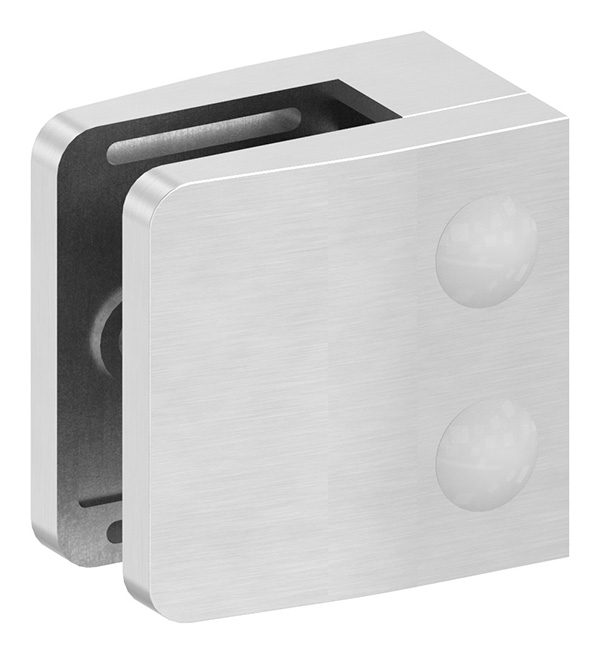 Glasklemme 52x52x32-5 mm AbZ fuer Anschluss flach V4A-10-3100ABZ.1
