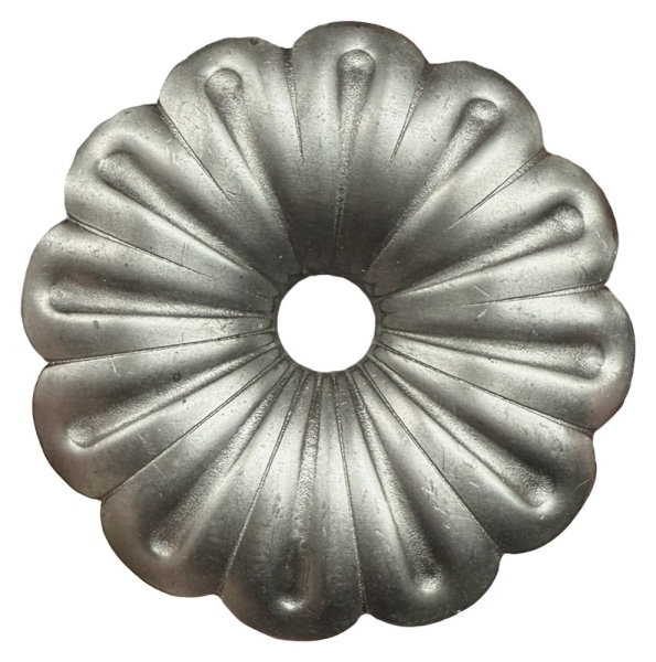 Rosette- Zierteil 95x2 mm mit Lochung Ø 15 mm Stahl -Roh- S235JR-30-2654.8