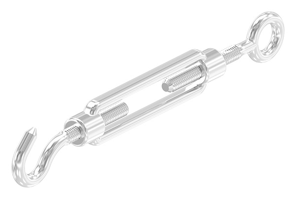 Spannschloss - M5 - M8 - Oese-Haken - mit Links-Rechtsgewinde - V4A-11.2956