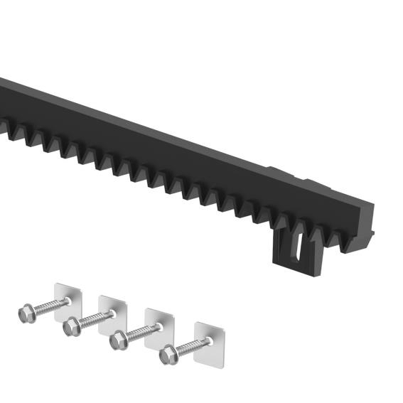 Zahnstange Stahl - Nylon 27 x 20 mm L=1000 mm Modul 4 fuer Schiebetore-89-11H01PVCJ-A.4