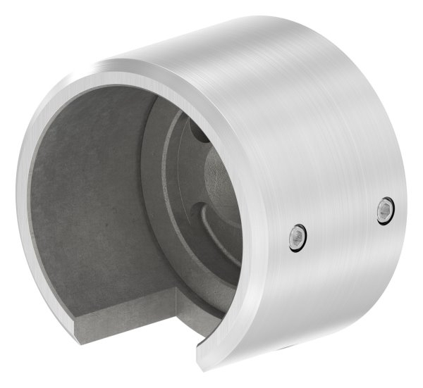 Wandbefestigung Edelstahl V4A fuer Rohr Ø 48-3 mm rechts-88-1160396-V4A.R