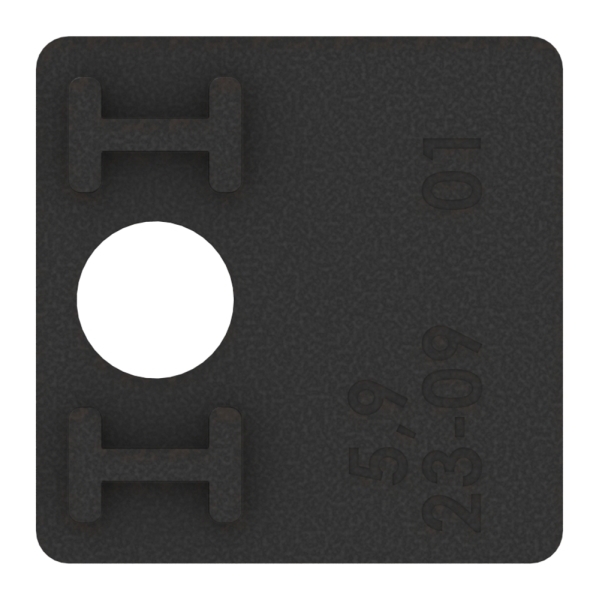 Gummieinlage Gummi fuer Glas 6-0 mm passend fuer Glasklemme Modell 36-88-113606.GU