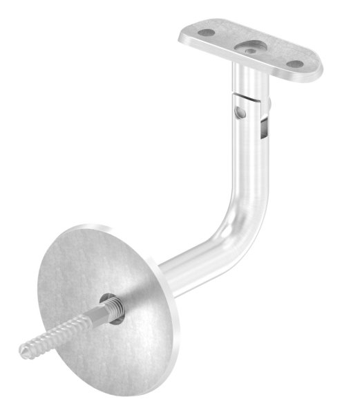 Handlaufhalter mit Gelenk und Halteplatte fuer Ø 42-4 mm V2A-11-2035.4