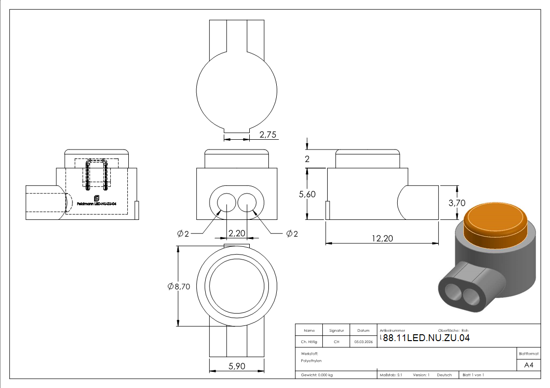 Einzeladerverbinder Kunststoff 0-13-0-38 mm² flexibel-88-11LED-NU-ZU.04